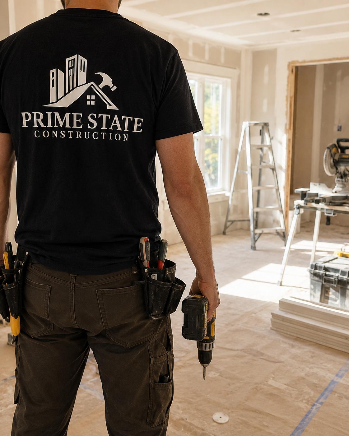 Prime State Construction craftsman on the job